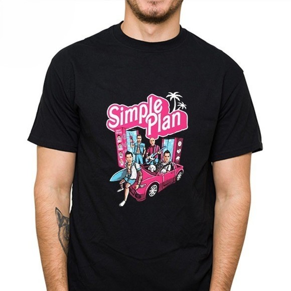 Simple Plan Barbie Cute Fan Gifts Classic T-Shirt - Picture 1 of 4